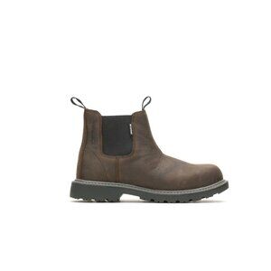Wolverine   Men's   Floorhand   Steel-Toe   Work   Romeo   Dark   Brown   Boot